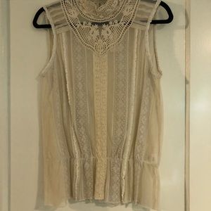 Anthropologie lace blouse